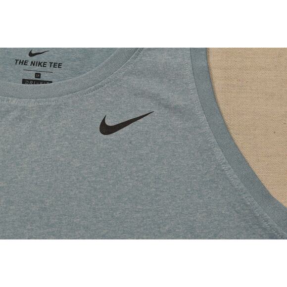 Nike Dri-FIT Women's Blue The Nike Tee Tank Top Plus Size 1X Gym Run Yoga - Picture 7 of 8